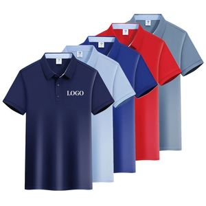 เสื้อโปโลพนักงานแบบเรียบ ผ้าคอตตอนผสมโพลีเอสเตอร์ สำหรับธุรกิจ กีฬา หรืองานทั่วไป  พร้อมปักโลโก้ตามแบบที่ต้องการ - Product Image 2