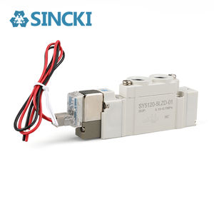 Elettrovalvola a solenoide direzionale a controllo pneumatico SY5120-5LZD-01 di alta qualità per lubrificatore di macchinari - Product Image 1