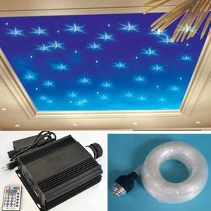 220v 45w RGB led moteur de lumière + 0.75mm 1.0mm <span class=keywords><strong>fibre</strong></span> <span class=keywords><strong>optique</strong></span> chacun 200 pièces, 3 m/pièces diy kit de <span class=keywords><strong>fibre</strong></span> <span class=keywords><strong>optique</strong></span> pour <span class=keywords><strong>plafond</strong></span> - Product Image 2