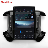Radio Estéreo Navihua con Pantalla Tesla de 14.4 Pulgadas, Android 13, 8+128 GB, Reproductor DSP para Automóvil, para Chevrolet Silverado GMC Sierra 2014-2018