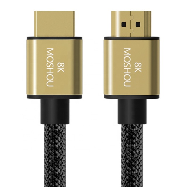 MOSHOU HDMI 2.1 Cable 8K @60HZ 4K @120HZ/UHD HDR 10+ Vision Dynamic 3D EARC HDCP 2.2 CEC High Speed Video HDMI Cable