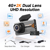 Caméra embarquée 4G personnalisée Allwinner V83 Linux Dashcam 2K double objectif avec GPS, surveillance à distance et WiFi pour la sécurité du véhicule