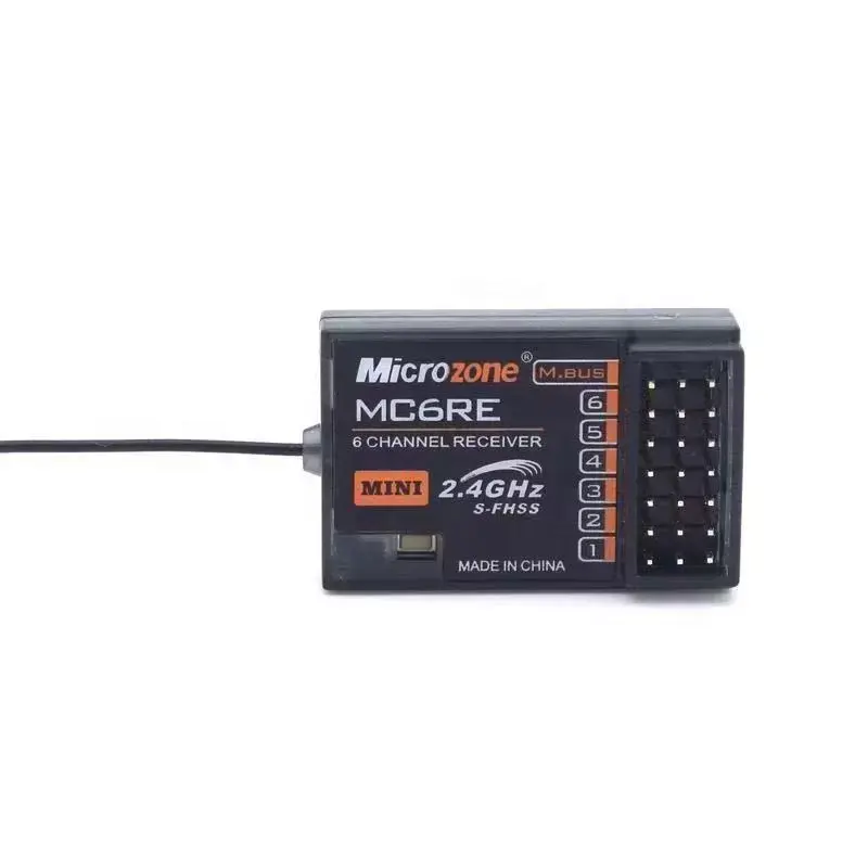Microzone 6 Channel Radio Receiver MC6RE MC7RE MC8RE MIni Receiver 6CH for MC6C MC8B controller transmitter Drones Accessories