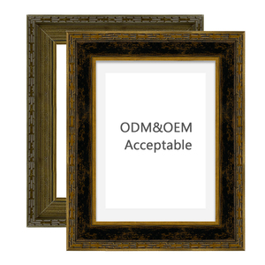 Kostenlose Probe OEM ODM 67W x 27H Bunter antiker TV-Rahmen Ölgemälde Holz Bilderrahmen für die Inneneinrichtung - Product Image 5