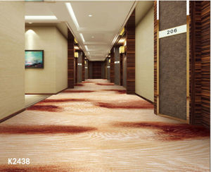 Alfombra Axminster Decorativa de Estilo Lujoso, Alfombra Impresa de Lana para Pasillo, Alfombra en Rollo para Piso de Hotel - Product Image 1