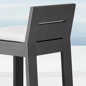 Chaises de bar en métal pour le loisir, tabourets de bar durables en aluminium pour l'extérieur, patio, jardin, hôtel, comptoir de bar - Product Image 5