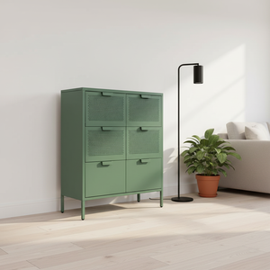 ตู้ข้างเตียง/ตู้บุฟเฟ่ต์ ดีไซน์ร่วมสมัย โครงเหล็ก สำหรับห้องนั่งเล่น - Product Image 1