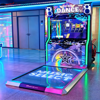 Machine de jeu de danse avec écran HD 55 pouces, tapis de danse LED, combo double joueur, notation personnalisable, prix de gros pour salles d'arcade