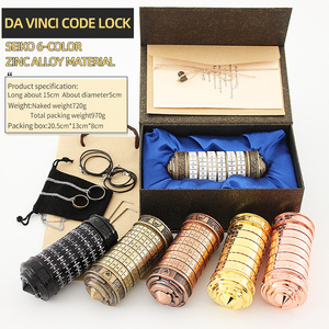 Cryptex-cerradura de Código <span class=keywords><strong>Da</strong></span> <span class=keywords><strong>Vinci</strong></span>, juguete de Metal, regalos de boda, Digital, gran oferta, Día de San Valentín - Product Image 2