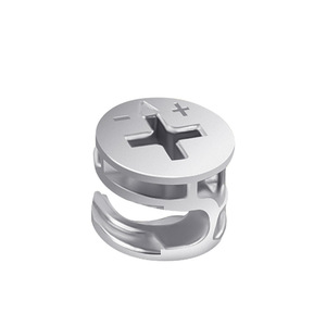 Connecteur de meuble à ressonance pour panneaux de 11, 12, 15 mm d'épaisseur, avec roue excentrique, accessoire de jointement pour armoire et penderie - Product Image 4