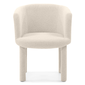 <span class=keywords><strong>Chaise</strong></span> de <span class=keywords><strong>salle</strong></span> à <span class=keywords><strong>manger</strong></span> rembourrée en tissu crème de style nordique moderne, imperméable, confortable et respirante, idéale pour les restaurants, les hôtels et les cafés - Product Image 2