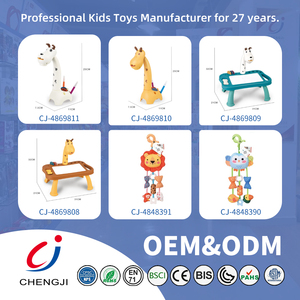 Ensemble de jouets de <span class=keywords><strong>dessin</strong></span> pour enfants Chengji Girafe, jouets éducatifs précoces sur le thème des animaux de <span class=keywords><strong>dessin</strong></span> animé, projecteur LED pour le <span class=keywords><strong>dessin</strong></span>, la peinture et l'écriture des enfants - Product Image 4