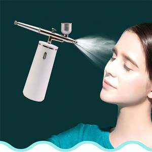 Pulverizador Facial Iónico Nano de Acero Inoxidable Recargable Pakiss, Compresor de Aerógrafo Profesional Silencioso, Oxígeno Portátil para Automóvil - Product Image 2