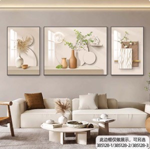 Dipinto in Porcellana Cristallina HD 3 Pezzi Decorazione Casa Quadri <span class=keywords><strong>da</strong></span> Appendere per Soggiorno <span class=keywords><strong>Stampe</strong></span> su Tela di Nature Morte - Product Image 3