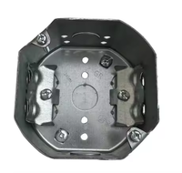 Boîte de jonction électrique en acier octogonale de 4 pouces homologuée CETL, protection IP55 et IP65, boîtier pour instruments électroniques, dispositif de sortie