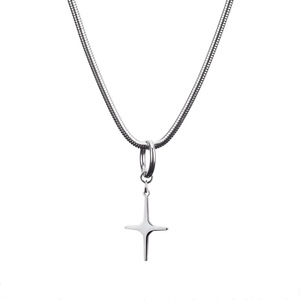 2026 New Exquisite Long <b>Chain</b> <b>Cross</b> Pendant Necklace Fashion Design Men's Titanium Steel Necklaces Wholesale Jewelry Trendy - Product Image 6