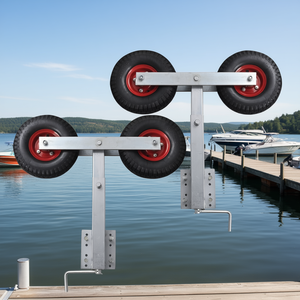 Soporte de doble rueda Helkia de 23.2-33.1 pulgadas para remolques de embarcaciones - Product Image 2