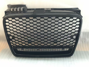 Grilles de voiture en plastique, grille en nid d'abeille noire pour <span class=keywords><strong>Audi</strong></span> <span class=keywords><strong>A4</strong></span> B7 S4 2005 2006 <span class=keywords><strong>2007</strong></span> style RS - Product Image 4