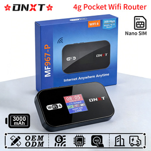 Router WiFi de Bolsillo DNXT WiFi6 300Mbps 4G, WPS, 3000mAh, Modo AP, Tipo-C, WiFi Inalámbrico para Viajes - Product Image 1