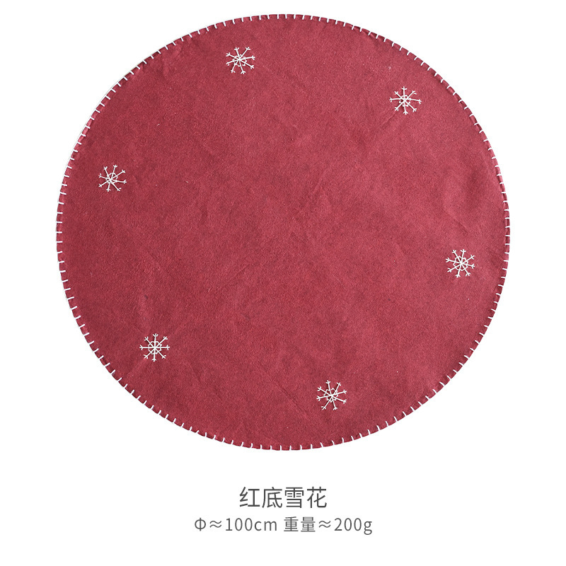 Flocons de neige sur base rouge/0,2kg