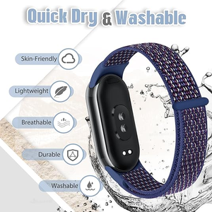 Correa de repuesto de nailon ajustable para <span class=keywords><strong>Xiaomi</strong></span> Smart Band 10 Correa/<span class=keywords><strong>Xiaomi</strong></span> Smart Band 9 Correa/<span class=keywords><strong>Xiaomi</strong></span> Smart Band 8 NFC Correa - Product Image 5