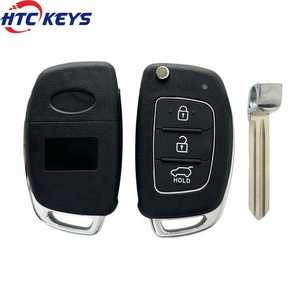 Chất Lượng Tốt Thay Thế Gấp Lật Vỏ Chìa Khóa 3 Nút Chìa Khóa Xe Trường Hợp Bìa Cho H-Yundai - Product Image 2