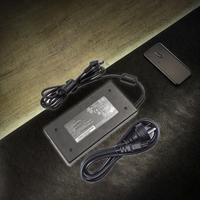 Chargeur rapide AC 19,5V 230W QC3.0 PD3.0 avec port DC pour ordinateurs portables MSI, en matériau ABS/PC ignifuge et écologique