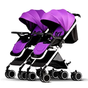 Buy Cheap Babi Luxury Lightweight Baby Twin 3 In 1 Walker Double Stroller Sale