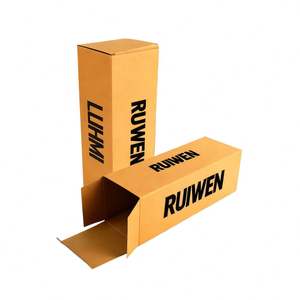 Caja de Embalaje de Papel Kraft Corrugado Reciclado con Impresión a Color y Logotipo Personalizado Económico para Botellas de Agua - Product Image 2