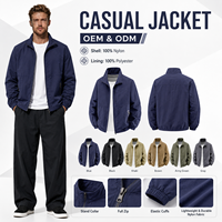 Veste Homme Personnalisée de Haute Qualité avec Logo, Légère, Imperméable, Coupe-Vent, Coupe Ajustée, Style Formel, Fine, pour Uniformes Sportifs