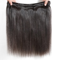 Extensions de cheveux naturels indiens bruts, lisses, vierges, non traités, cuticules alignées, en lots, de 10 à 40 pouces, grand stock, pour revendeurs