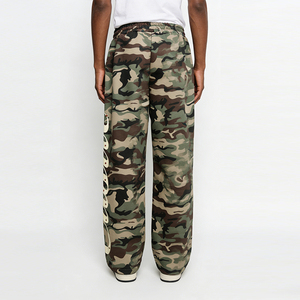 <span class=keywords><strong>Pantaloni</strong></span> da Uomo Personalizzati Estivi in Cotone Pesante Traspirante, Modello Jogger a Gamba Larga Dritta, Stile Svasato e Ampio, <span class=keywords><strong>con</strong></span> Stampa Camouflage, <span class=keywords><strong>Pantaloni</strong></span> Cargo Sportivi - Product Image 2