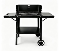 Barbecues commerciaux à haute efficacité pour la vente en gros, grilles à charbon de bois sur chariot pour l'extérieur