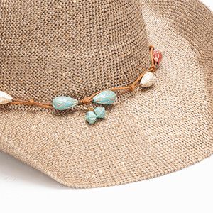 Sombrero de <span class=keywords><strong>Jazz</strong></span> Bohemio Unisex con Lentejuelas, Nuevo Sombrero Fedora para Vacaciones en la Playa, Sombrero Vaquero Occidental, Accesorio de Moda para Hombres y Mujeres - Product Image 6