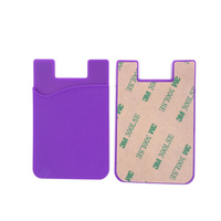 Vente en gros, possibilité de personnaliser le logo pour tous les supports de cartes de téléphone portable, étui de téléphone, étui en silicone, support de carte de téléphone