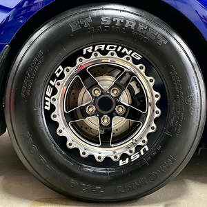 Rines de Aleación de Cinco Radios Negros Mecanizados a Medida 15 17 18 Pulgadas 5*114.3 5*120 para Carreras de Drag, Compatibles con SRT8 Hellcat SS C5 C6 - Product Image 5
