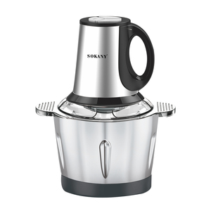 Marca Premium 7011, máquina eléctrica <span class=keywords><strong>de</strong></span> acero inoxidable <span class=keywords><strong>Sokany</strong></span>, procesador <span class=keywords><strong>de</strong></span> alimentos, <span class=keywords><strong>picadora</strong></span> <span class=keywords><strong>de</strong></span> <span class=keywords><strong>carne</strong></span> - Product Image 1