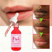 Sérum Lèvres Rose Contre l'Hyperpigmentation: Traitement Gloss Éclaircissant Rapide, Exfoliant et Repulpant pour Hommes et Femmes