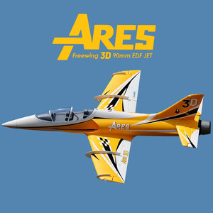 Avión de Combate RC FMS <span class=keywords><strong>Ares</strong></span> 90mm 8s, Modelo de Aeronave de 90mm con Motor EDF, 2.4G 6CH, PNP con Control Remoto Incluido - Product Image 2