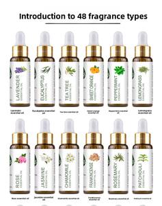 48 Variétés 100% Huiles Essentielles Pures de Muscade Multi-Ingrédients Antibactériennes Parfum Frais Bénéfices Hydratants (10mL avec compte-gouttes) - Product Image 3
