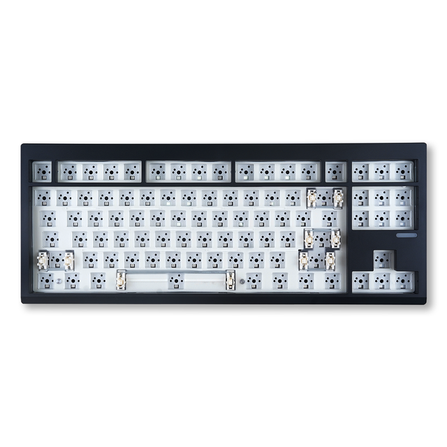 ZUOYA GMK87-L 3Mode Custom DIY BT/2.4G/USB-C Wireless Mechanical Keyboard Kit Supports Hot Swappable RGB Backlit for Win/Mac/PC