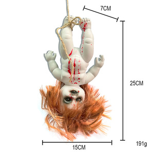 Poupée zombie reborn d'horreur pour Noël et Halloween, accessoires de décoration, vente en gros - Product Image 4
