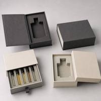 Boîte en papier de luxe personnalisée pour parfum et coffret découverte de parfums, emballage rigide pour marque de parfums