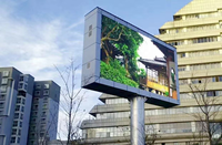Layar Video LED Digital Signage Luar Ruangan, Dinding Iklan Besar untuk Promosi Komersial di Pusat Perbelanjaan