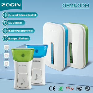 Nuovo Design Campanello Wireless per Appartamenti Rurali AC 110-220V Spina EU UK US AU 55 <span class=keywords><strong>Suonerie</strong></span> Portata 200M - Product Image 1