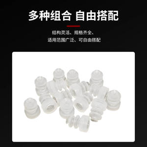 Ventosa de Silicona Roja Y1 de 9 mm con Orificio de Montaje Neumático para Brazos Robóticos - Product Image 4