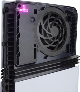 EXtremRate Custom Upgrade Kit 7 Colors 40 Effects RGB <b>Illuminated</b> Logo LED Kit for PS5 Slim/Pro Disc & Digital Console - Product Image 6