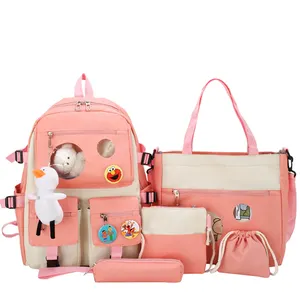 Fashion Branded Handbags Bags Women Luxury School Bags For Girls Set Primary School Bags Backpack For Kid School