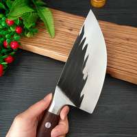 Couteau de chef chinois en gros, couteau de boucher en acier inoxydable, couteau à découper, hachoir martelé, couteau à désosser, couteau de cuisine