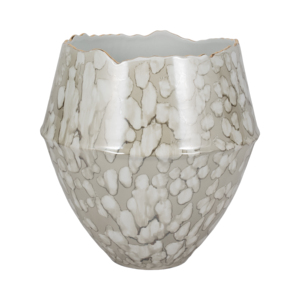 Vaso Decorativo Rotondo in Ceramica, Moderno Portafiori in Gres per Soggiorno, Ufficio e Arredamento da Tavolo - Product Image 4